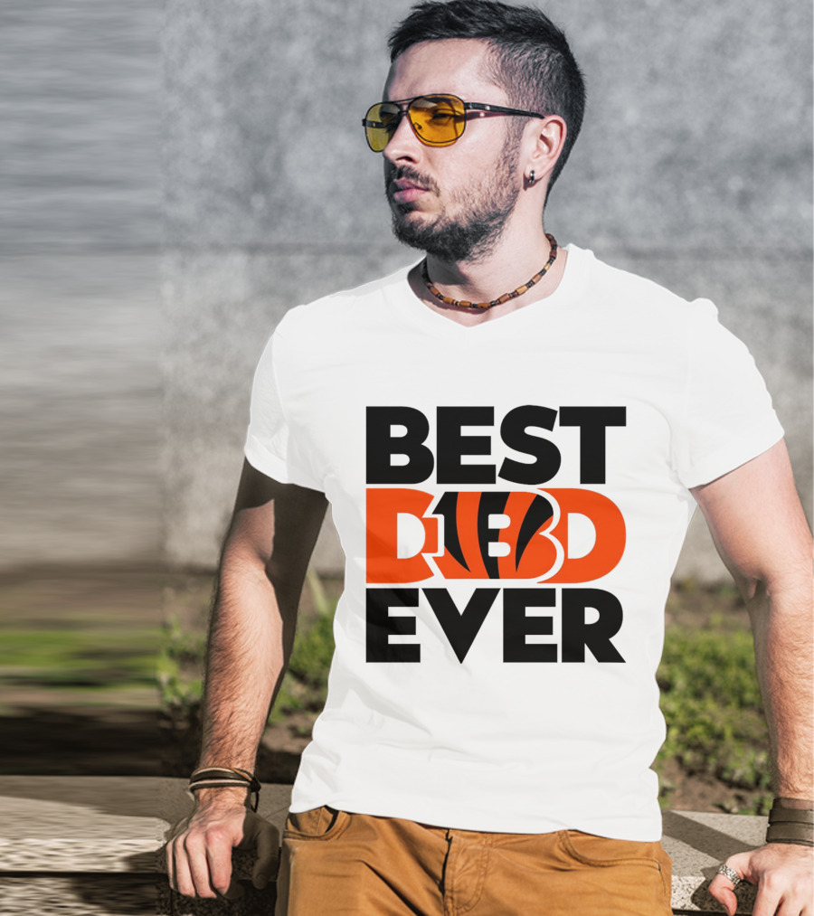 Best Dad Ever NFL Cincinnati Bengals T-Shirt