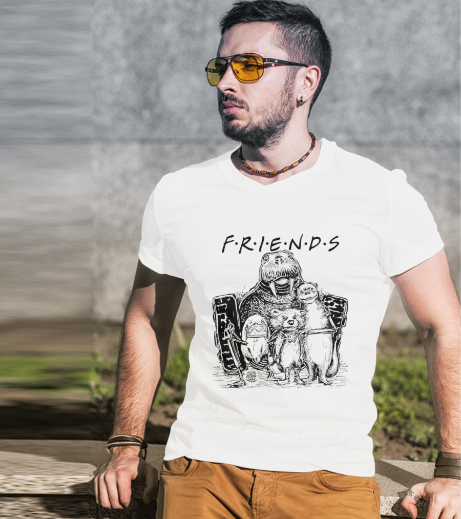 FRIENDS Forever Pals With Unique Animal Companions T-Shirt