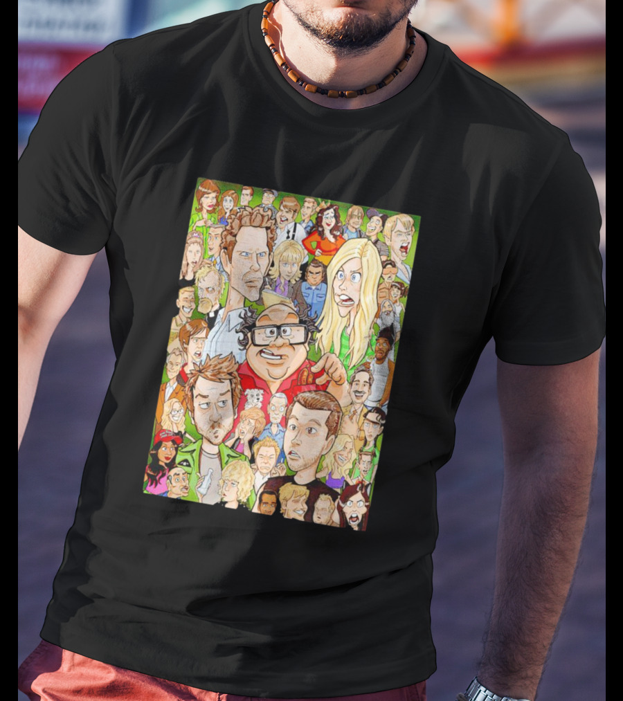 It’s Always Sunny In Philadelphia Character Collage T-Shirt