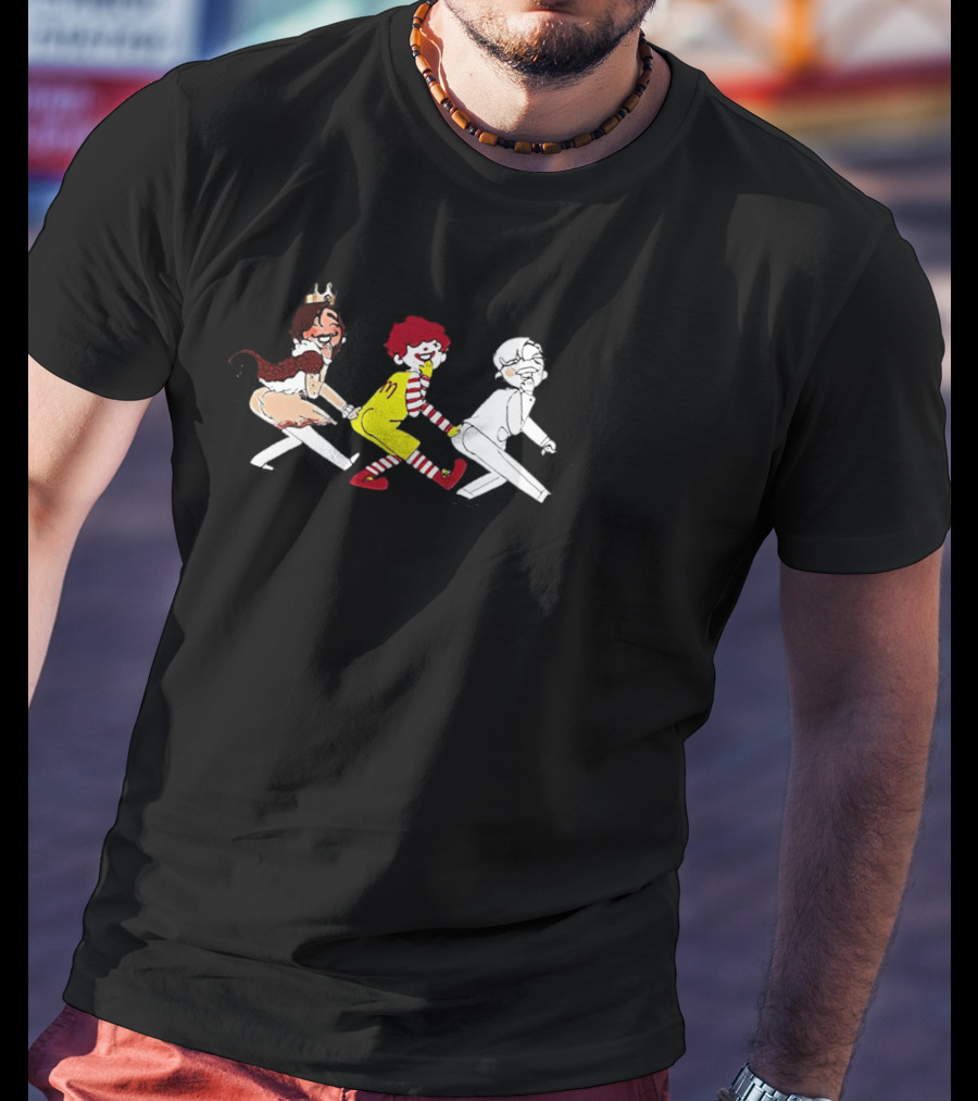 Burger King Ronald McDonald And Colonel Sanders Humor T-Shirt