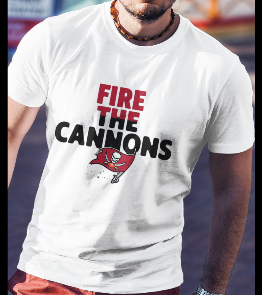 FIRE THE CANNONS Tampa Bay Buccaneers T-Shirt