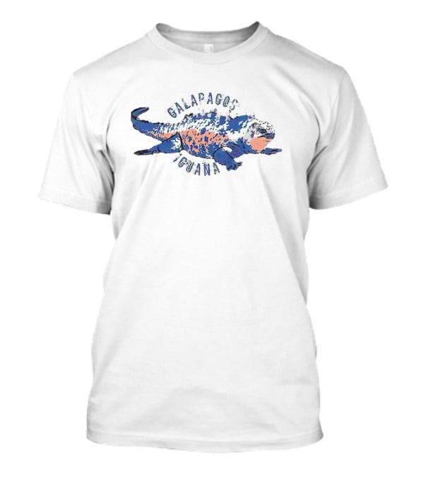 Galapagos Iguana Vintage Style Wildlife T-Shirt