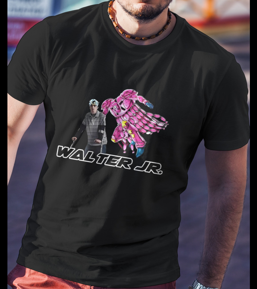Walter Jr Tusk Act 4 Pink Armored Stand Style Duo T-Shirt