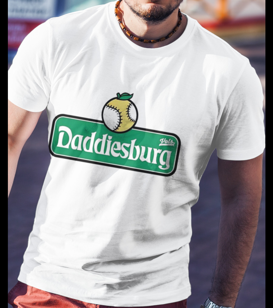Vols Daddiesburg Baseball Peach T-Shirt