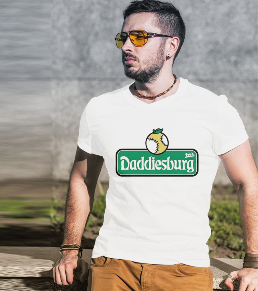 Vols Daddiesburg Baseball Peach T-Shirt