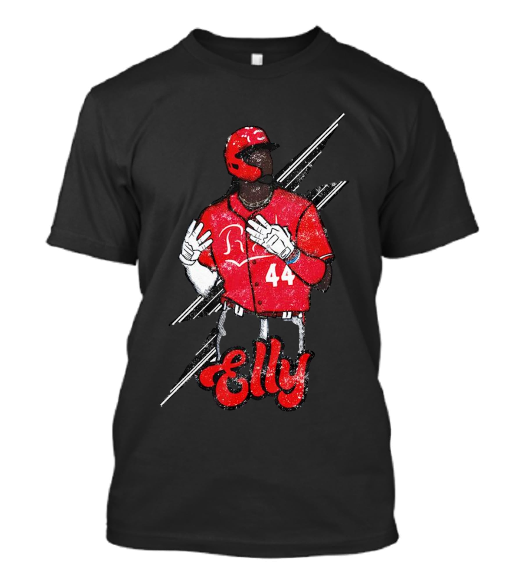 Elly De La Cruz 44 Red Baseball Player SZN T-Shirt