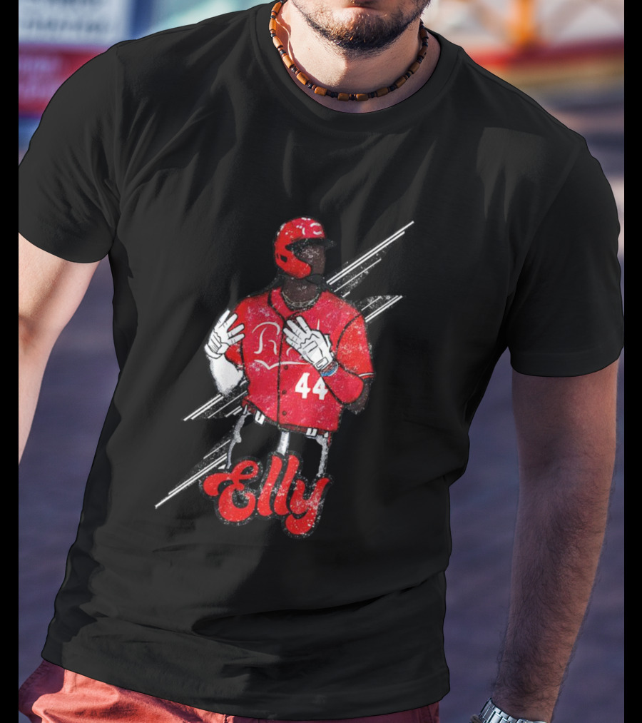 Elly De La Cruz 44 Red Baseball Player SZN T-Shirt