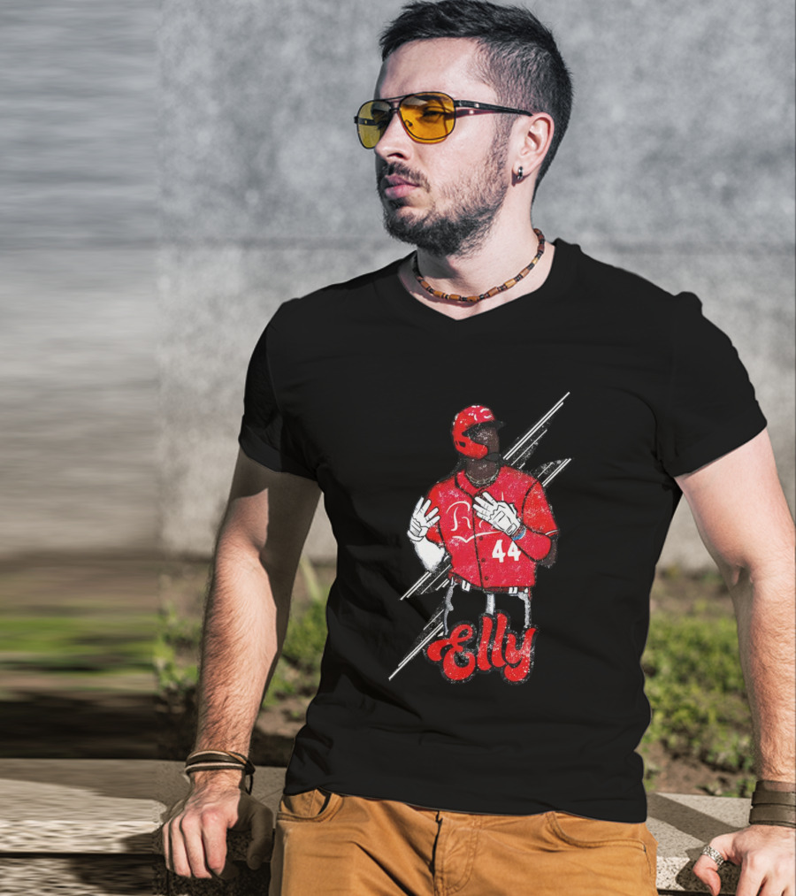 Elly De La Cruz 44 Red Baseball Player SZN T-Shirt