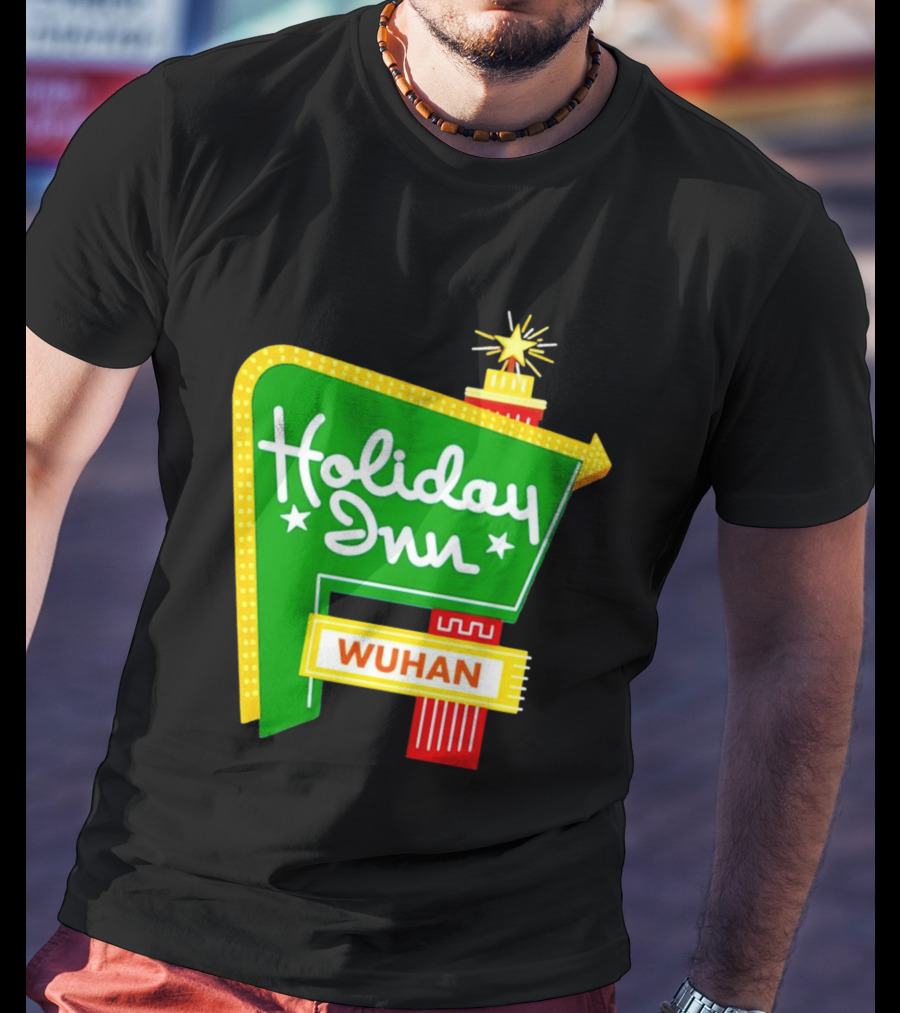 Holiday Inn Wuhan Vintage Neon Sign T-Shirt