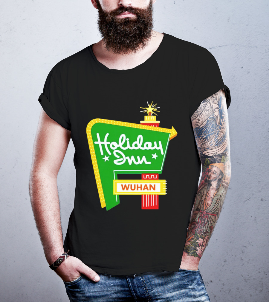 Holiday Inn Wuhan Vintage Neon Sign T-Shirt