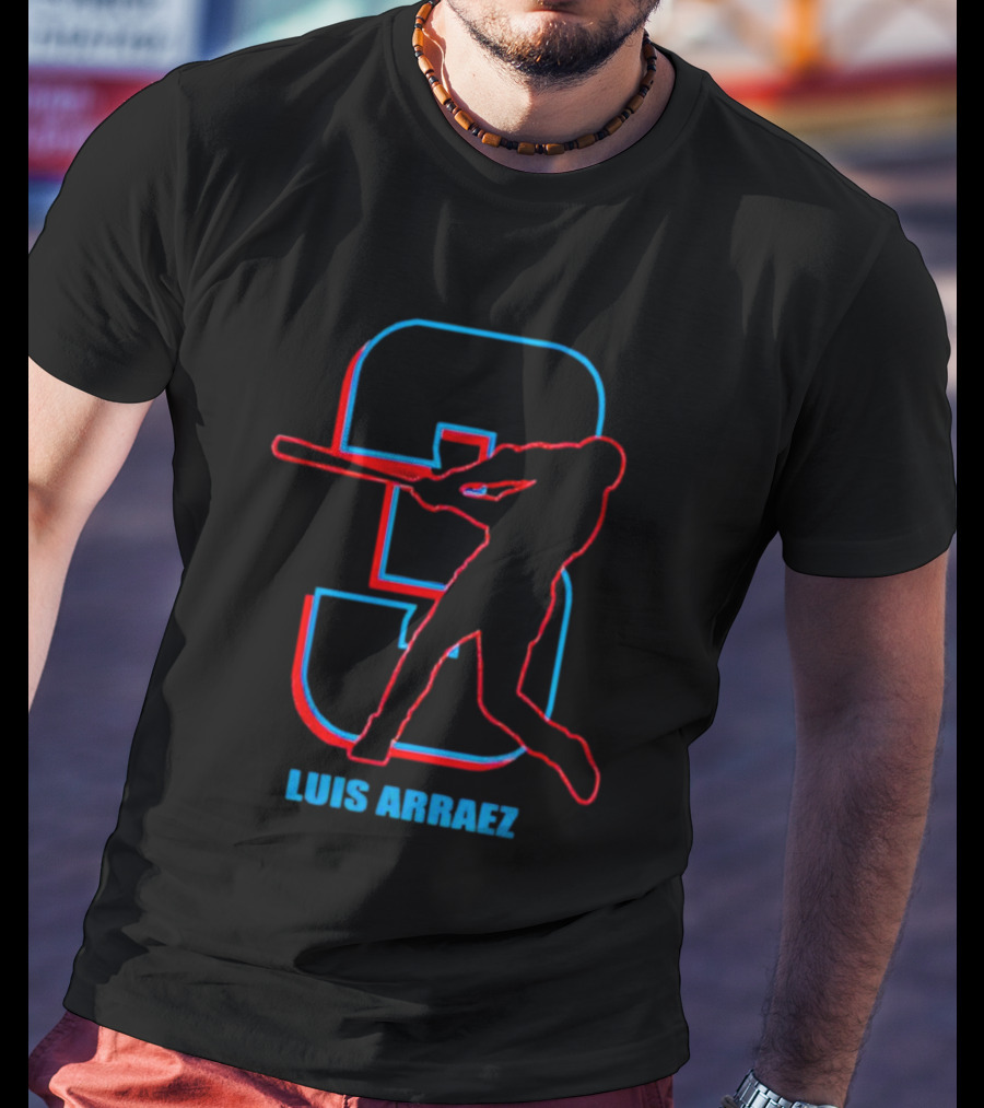 Luis Arraez 3 Miami Baseball T-Shirt