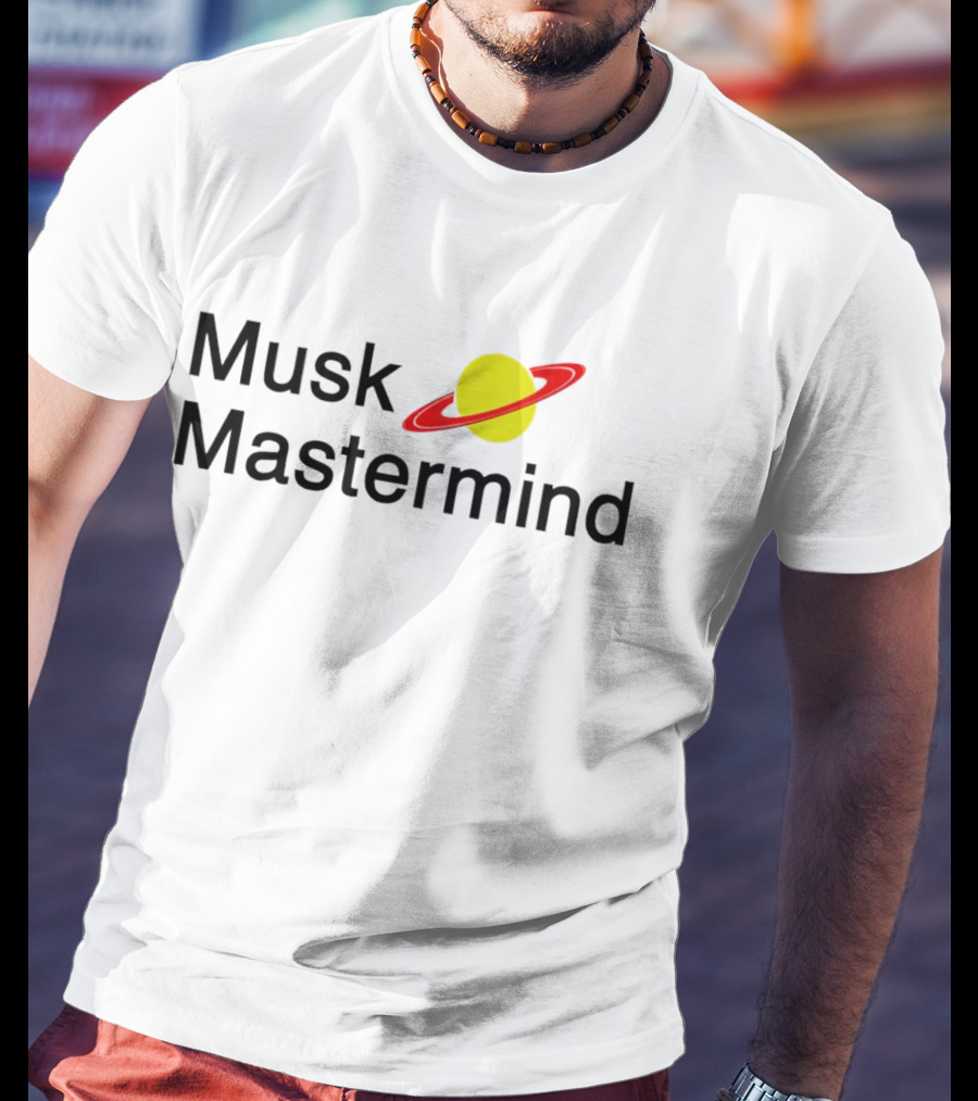 Musk Mastermind Saturn Planet Raumfahrer T-Shirt