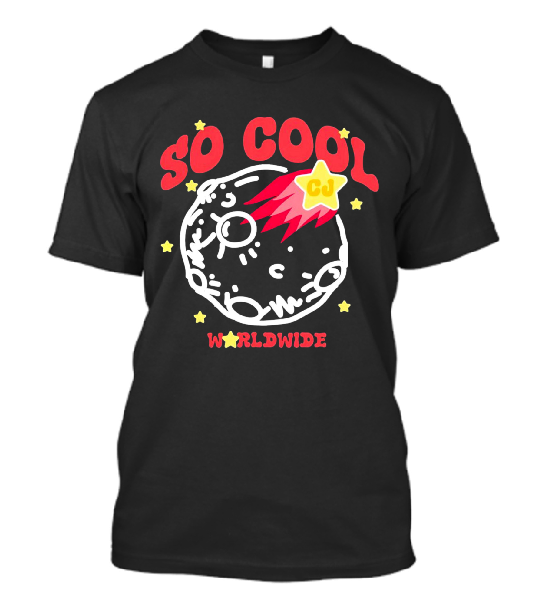 SO COOL CJ Worldwide Planet Starburst T-Shirt