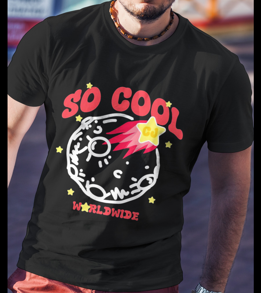 SO COOL CJ Worldwide Planet Starburst T-Shirt