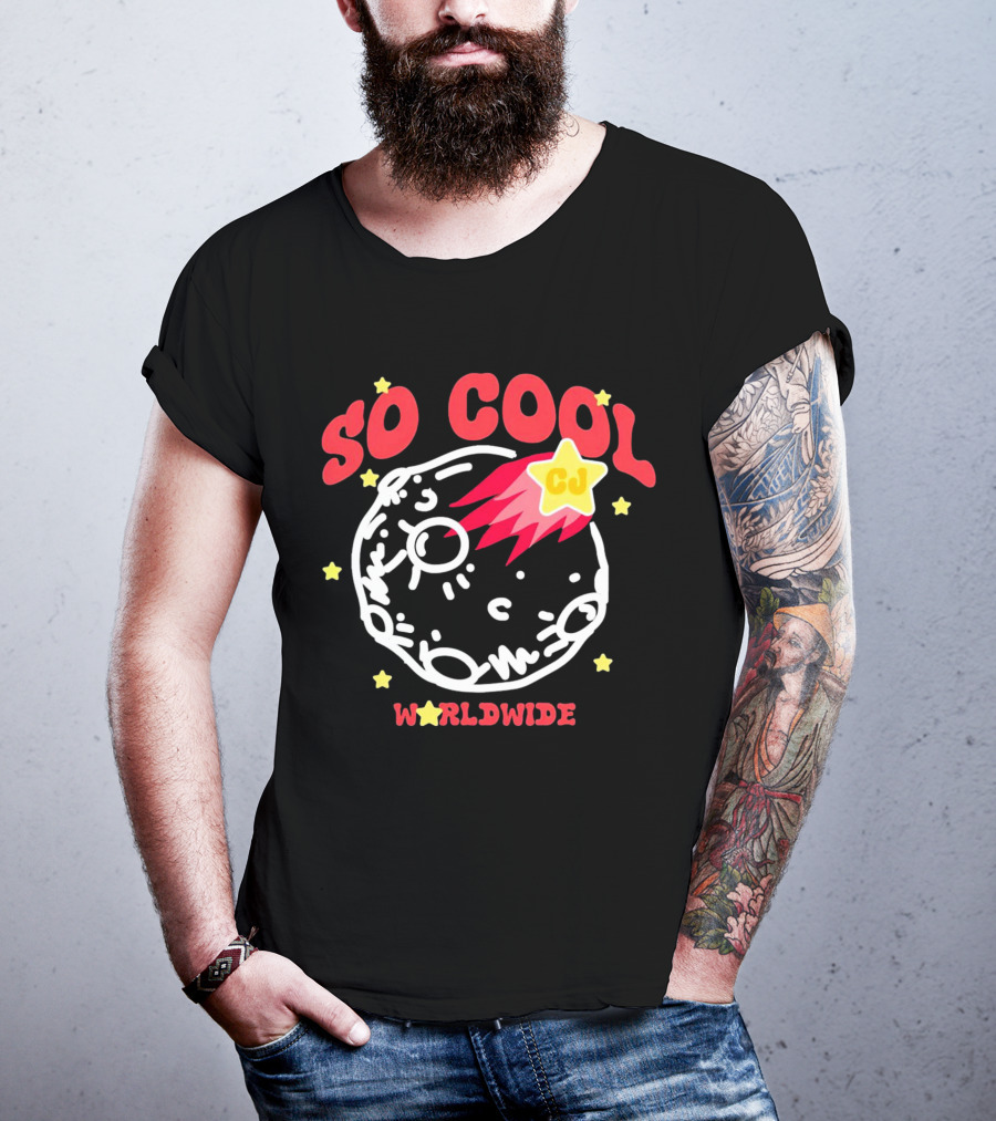 SO COOL CJ Worldwide Planet Starburst T-Shirt