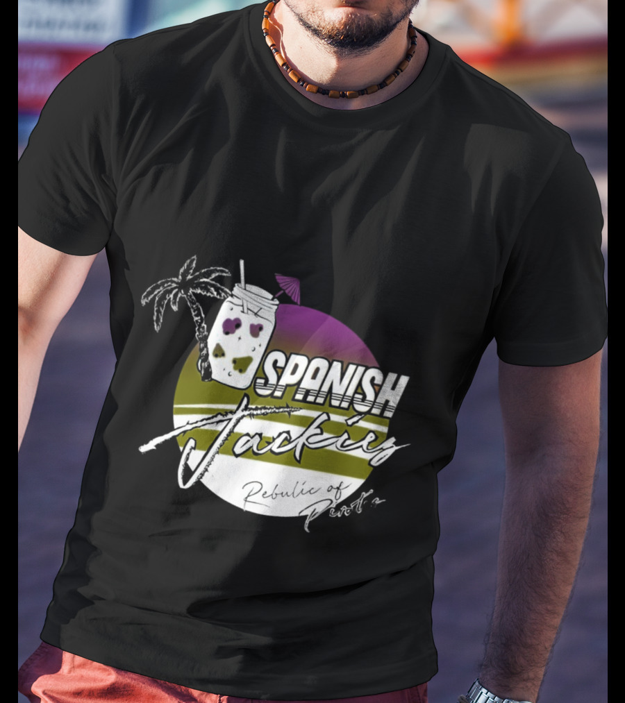Spanish Jackie’s Tropical Drink Republic Of Pirates T-Shirt