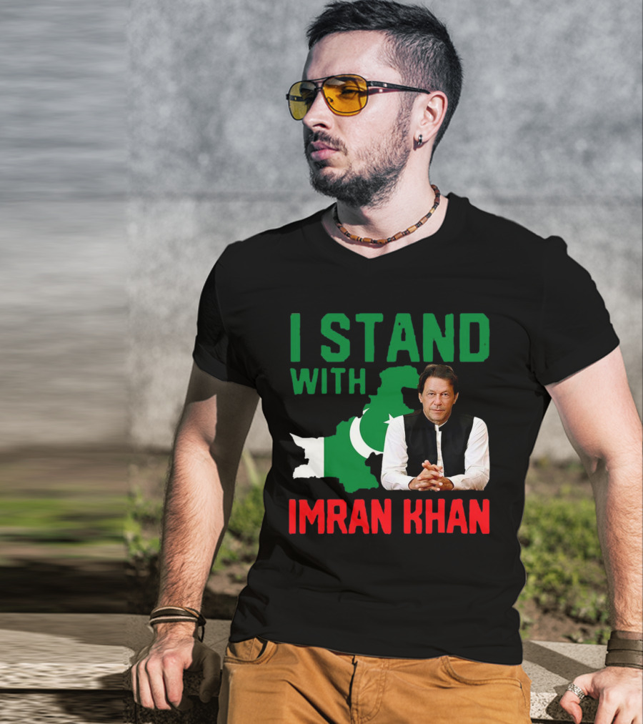 I Stand With Imran Khan PTI Support Pakistan T-Shirt