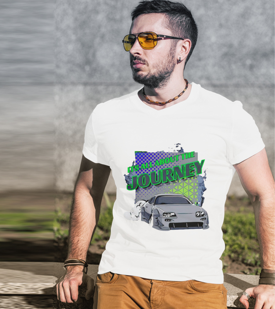 It’s All About The Journey Car Racing T-Shirt