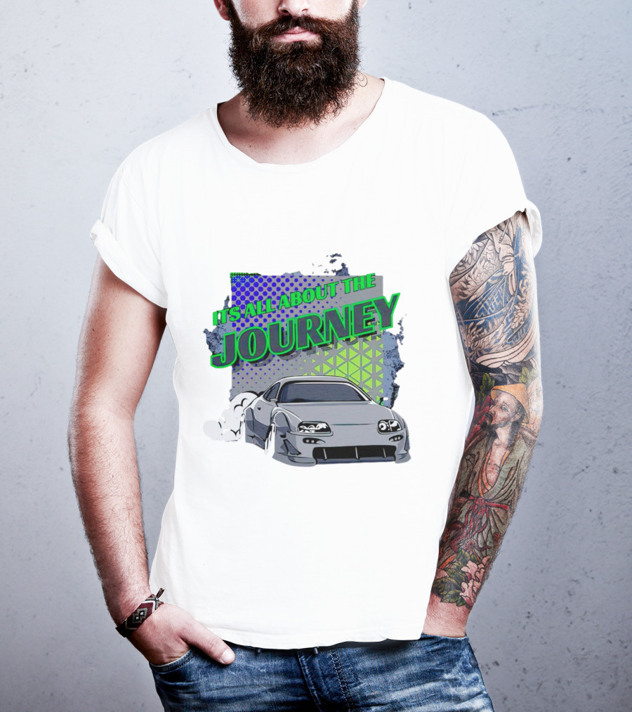 It’s All About The Journey Car Racing T-Shirt