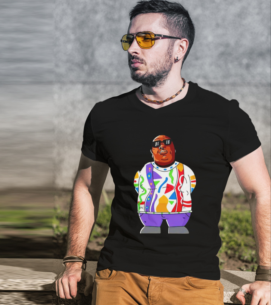 RIP Big Pokey Colorful Sweater Cartoon T-Shirt
