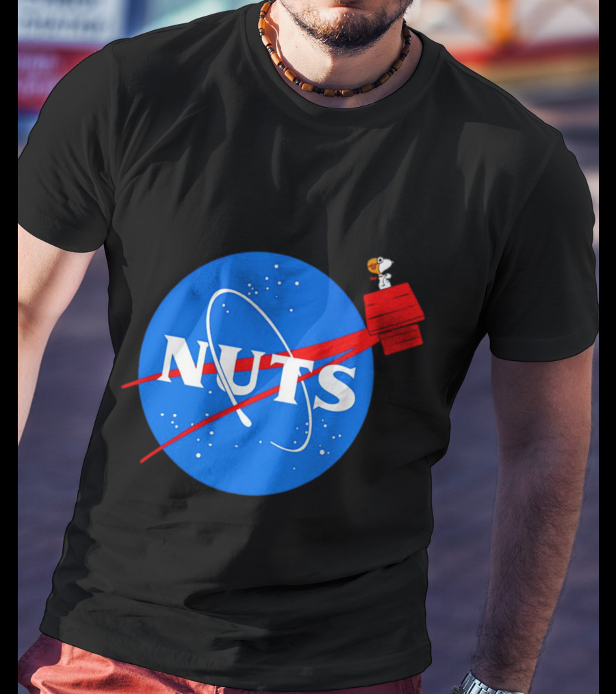 Snoopy Space Nuts NASA Parody Astronaut Adventure T-Shirt