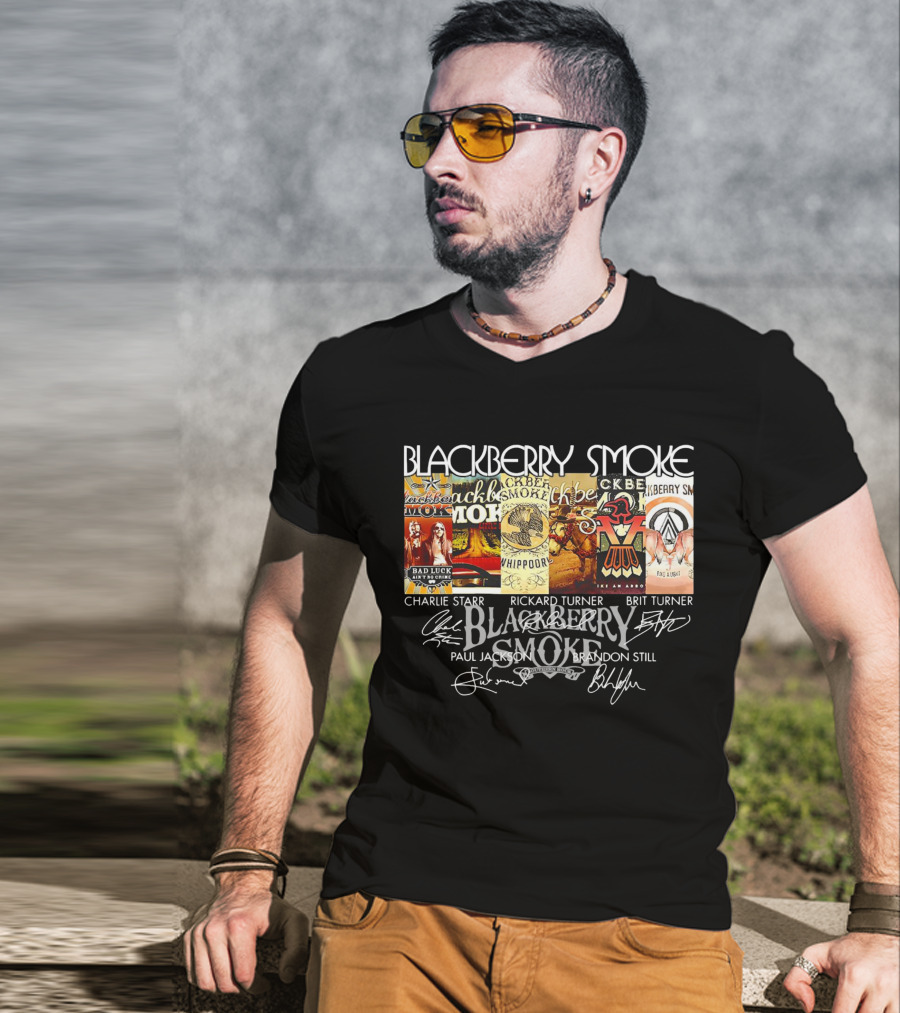 Blackberry Smoke Charlie Starr Rickard Turner Brit Turner Paul Jackson Brandon Still T-Shirt