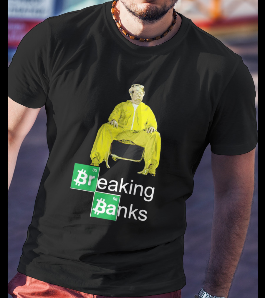 Breaking Banks Bitcoin Chemistry Suit T-Shirt