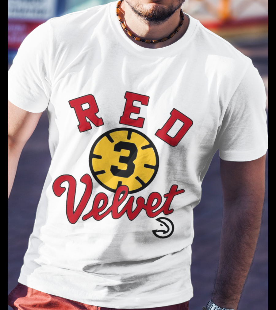 Kevin Huerter Red Velvet 3 Basketball Clock T-Shirt