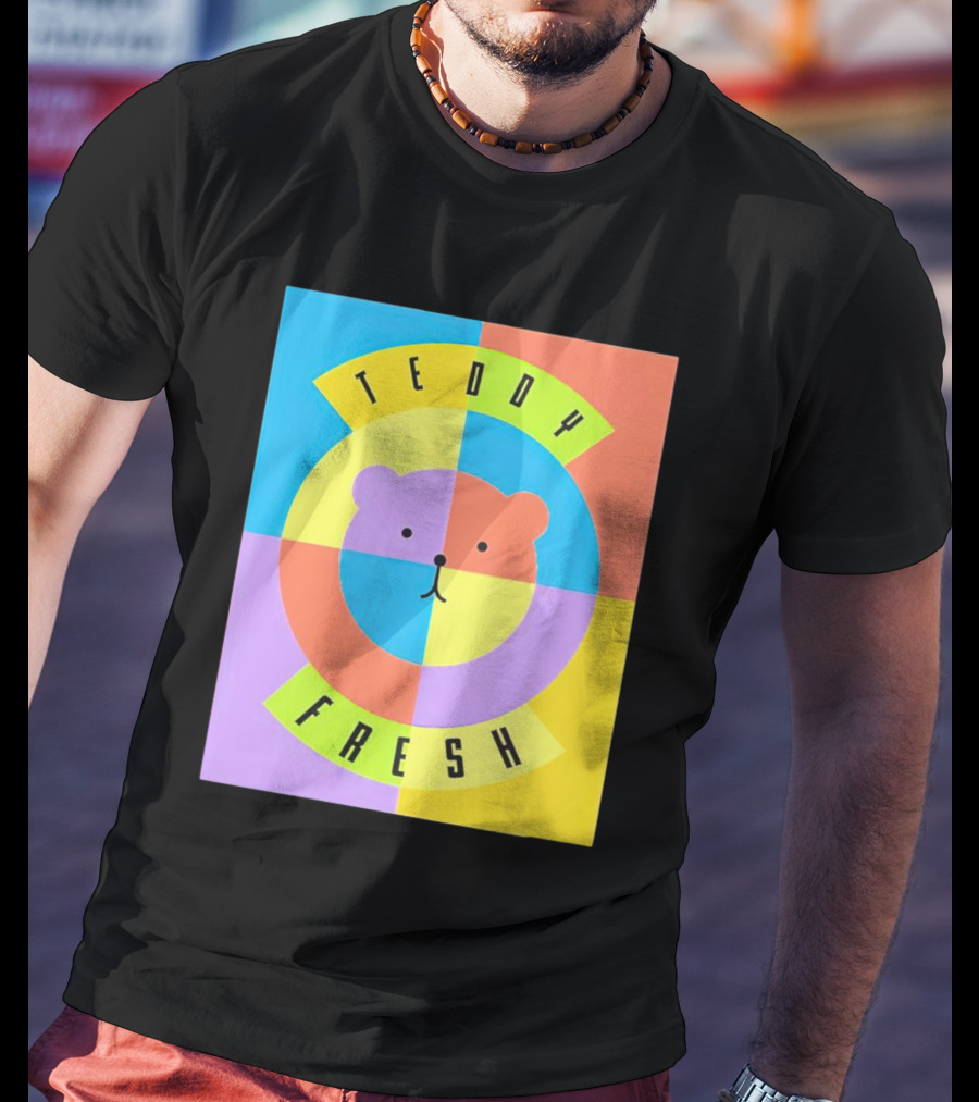 Teddy Fresh Colorful Circle Bear T-Shirt
