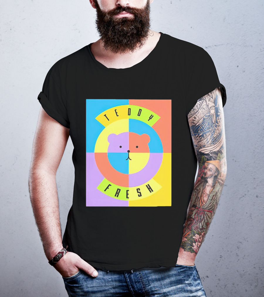 Teddy Fresh Colorful Circle Bear T-Shirt