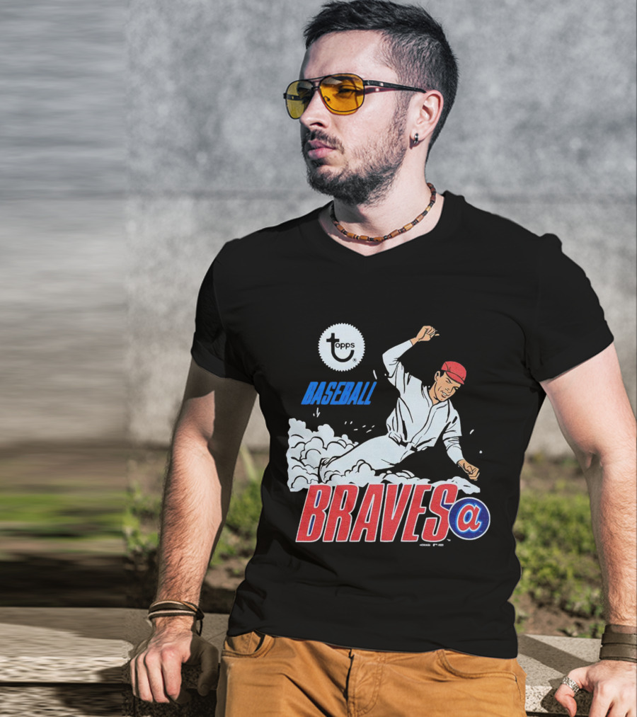 Topps Baseball Braves MLB Atlanta Braves T-Shirt