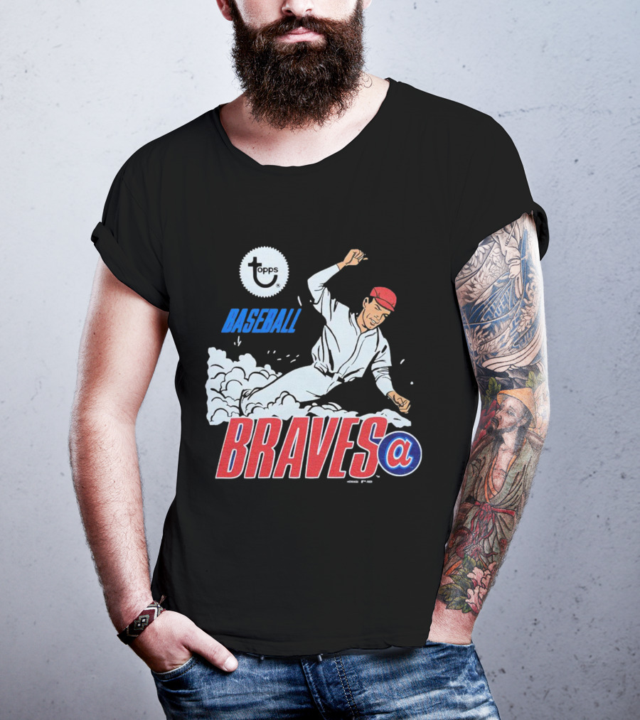 Topps Baseball Braves MLB Atlanta Braves T-Shirt