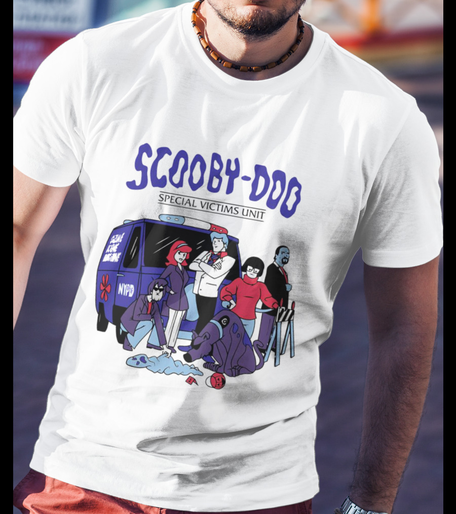 Scooby-Doo Special Victims Unit NYPD Scene Investigation T-Shirt