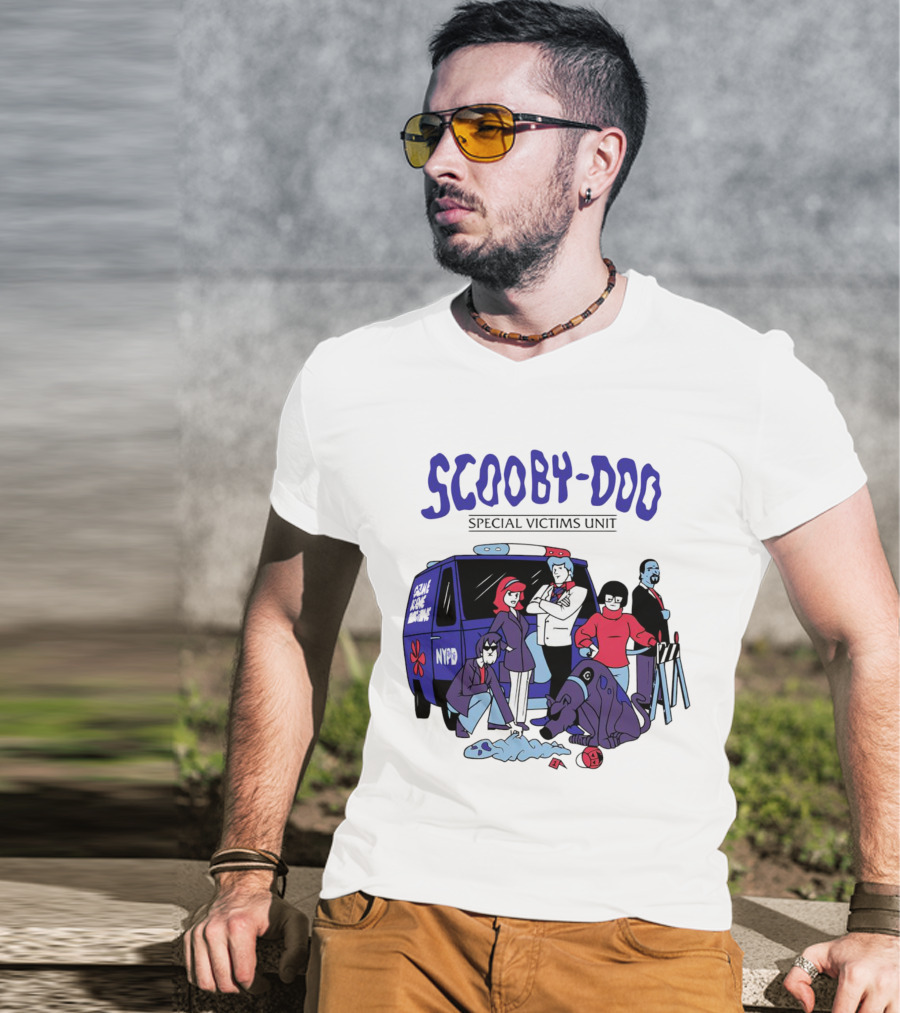 Scooby-Doo Special Victims Unit NYPD Scene Investigation T-Shirt