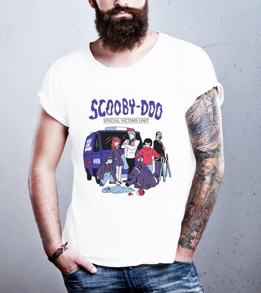 Scooby-Doo Special Victims Unit NYPD Scene Investigation T-Shirt