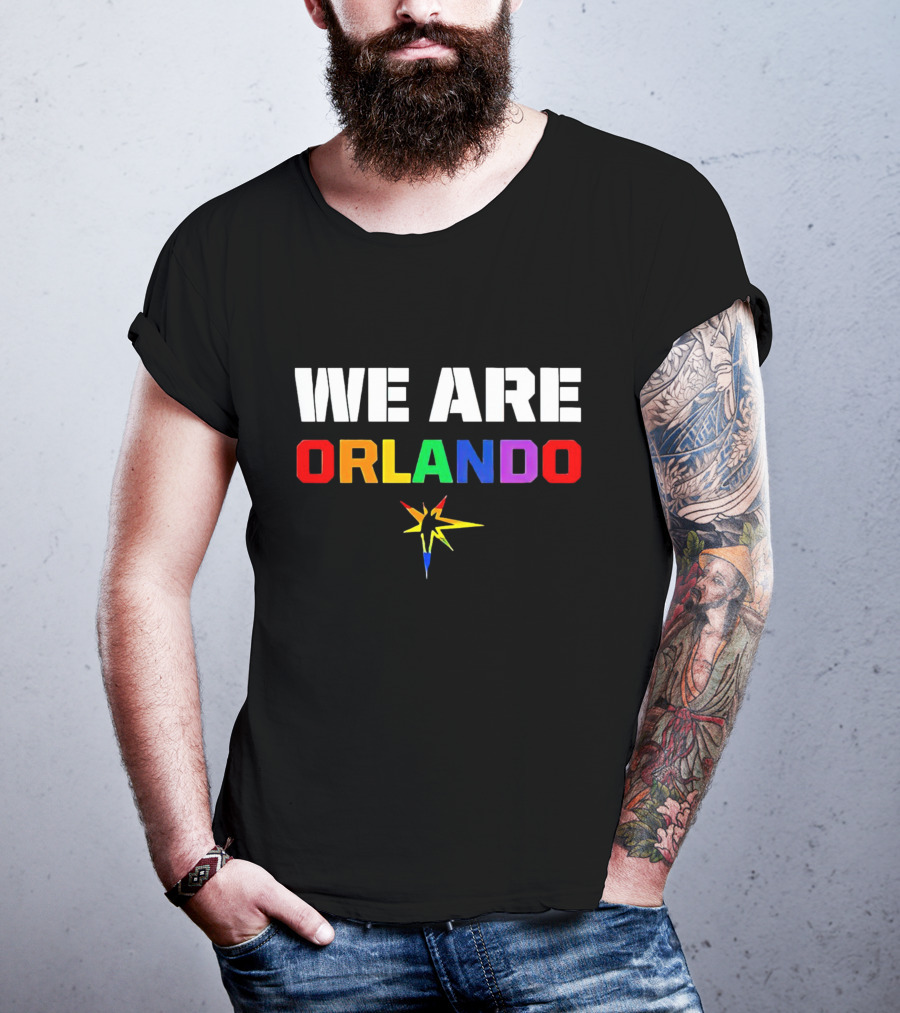 We Are Orlando Rainbow Star T-Shirt