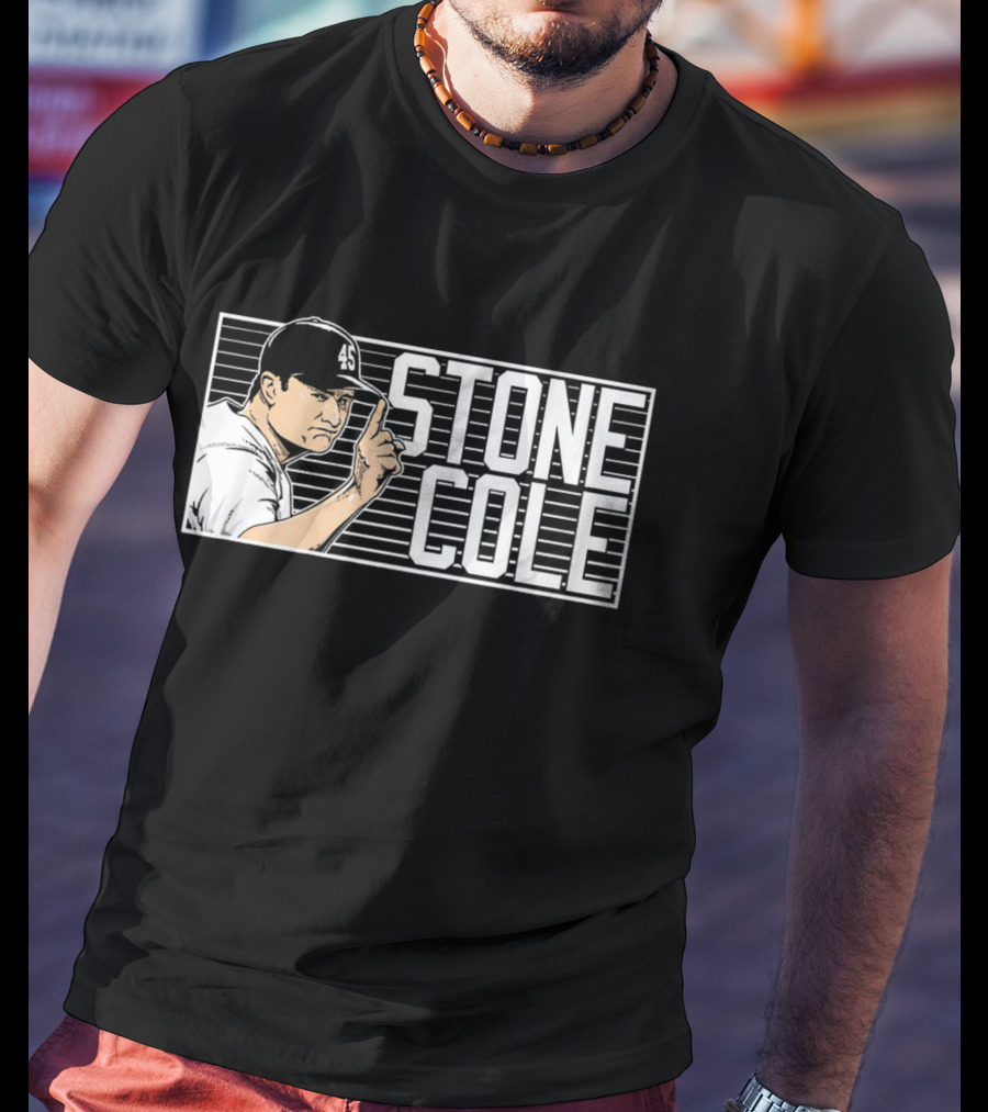 Gerrit Cole Stone Cole New York Yankees 45 T-Shirt