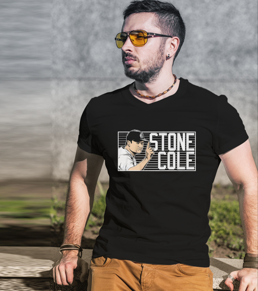 Gerrit Cole Stone Cole New York Yankees 45 T-Shirt