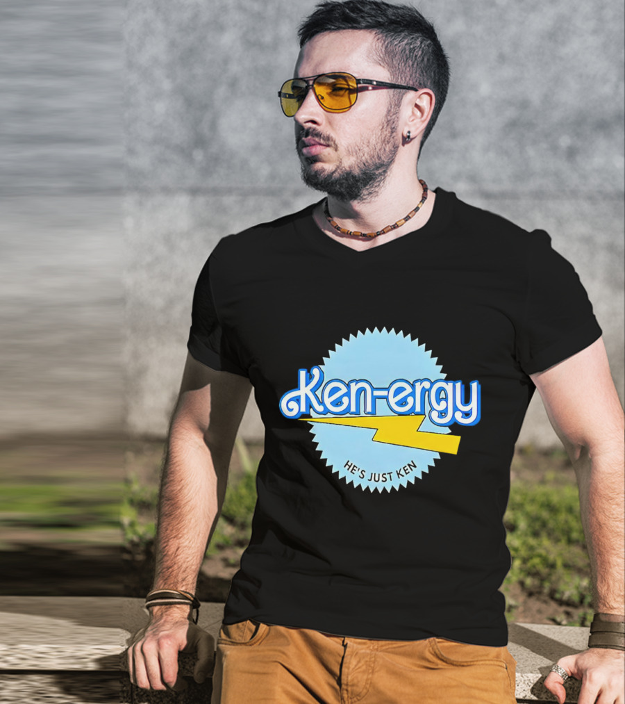 Ken Ergy He's Just Ken Barbie Lightning T-Shirt