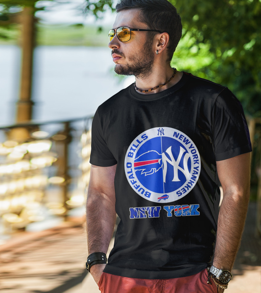 New York Buffalo Bills New York Yankees NYY NY Buffalo T-Shirt