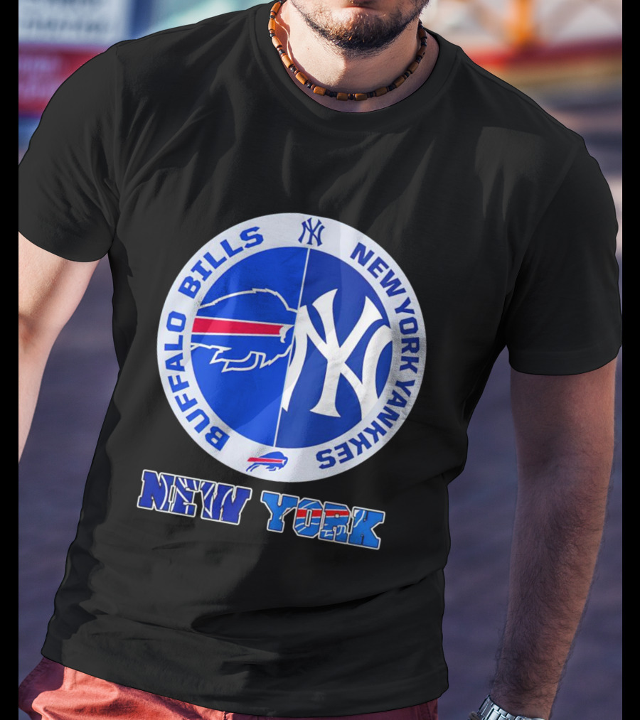New York Buffalo Bills New York Yankees NYY NY Buffalo T-Shirt