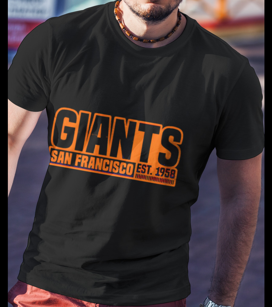 San Francisco Giants Est 1958 Orange T-Shirt