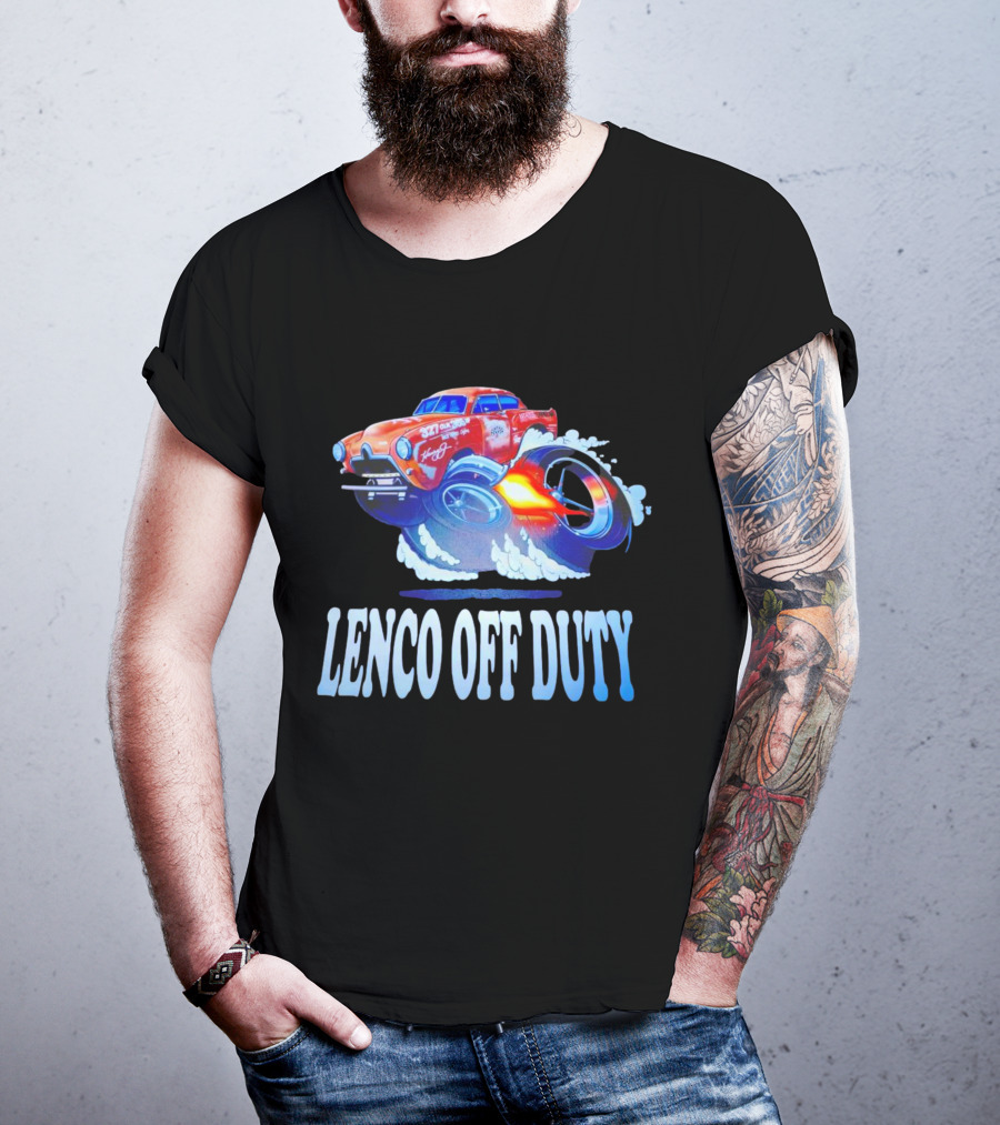 Lenco Off Duty 327 Chevy Racing Hot Rod Ford 1950 T-Shirt