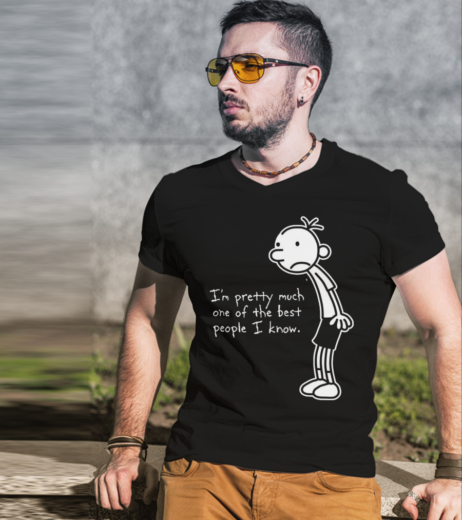 Greg Heffley I'm Pretty Much One Of The Best People I Know Diary Of A Wimpy Kid T-Shirt