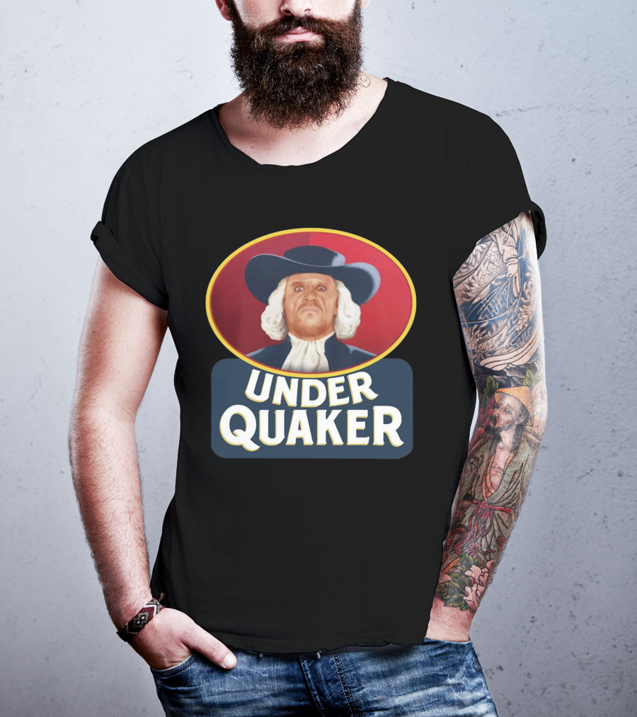 Quaker Oats Logo Parody Under Quaker T-Shirt