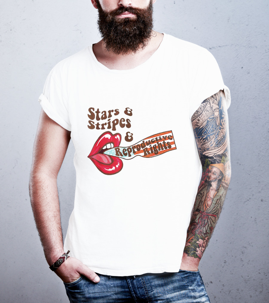 Stars Stripes And Reproductive Rights American Voices T-Shirt