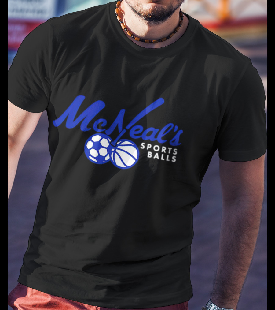 McNeal’s Sports Balls Soccer Basketball T-Shirt