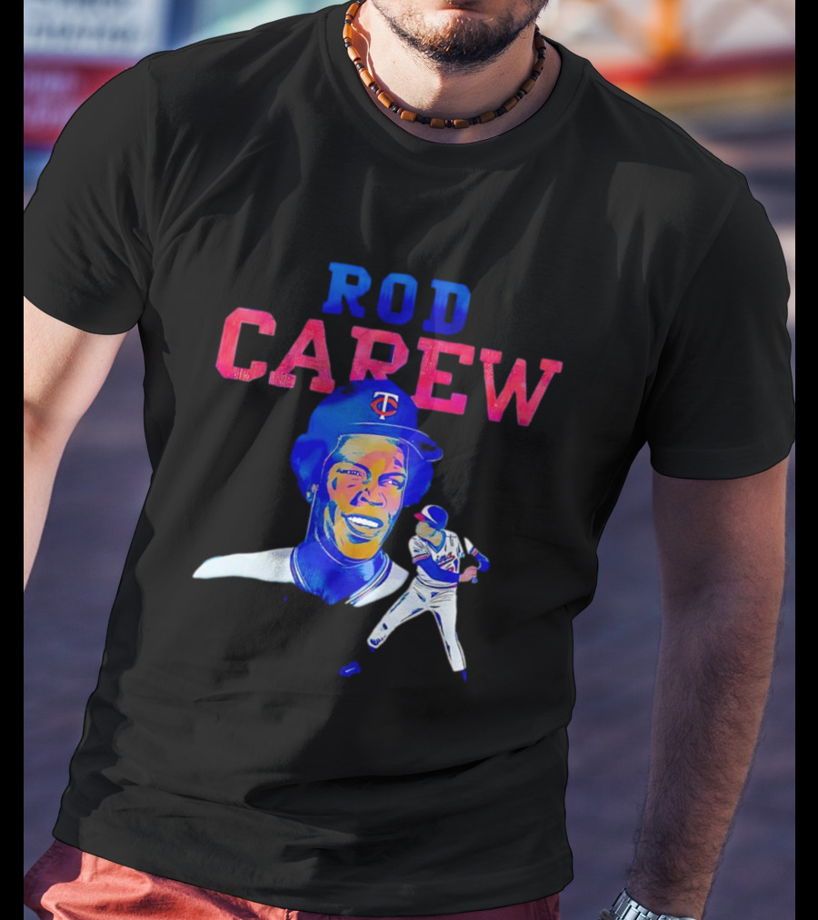 Rod Carew Twins Baseball Player T-Shirt