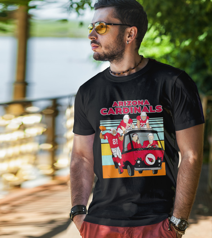 Arizona Cardinals Vintage Football Friends T-Shirt