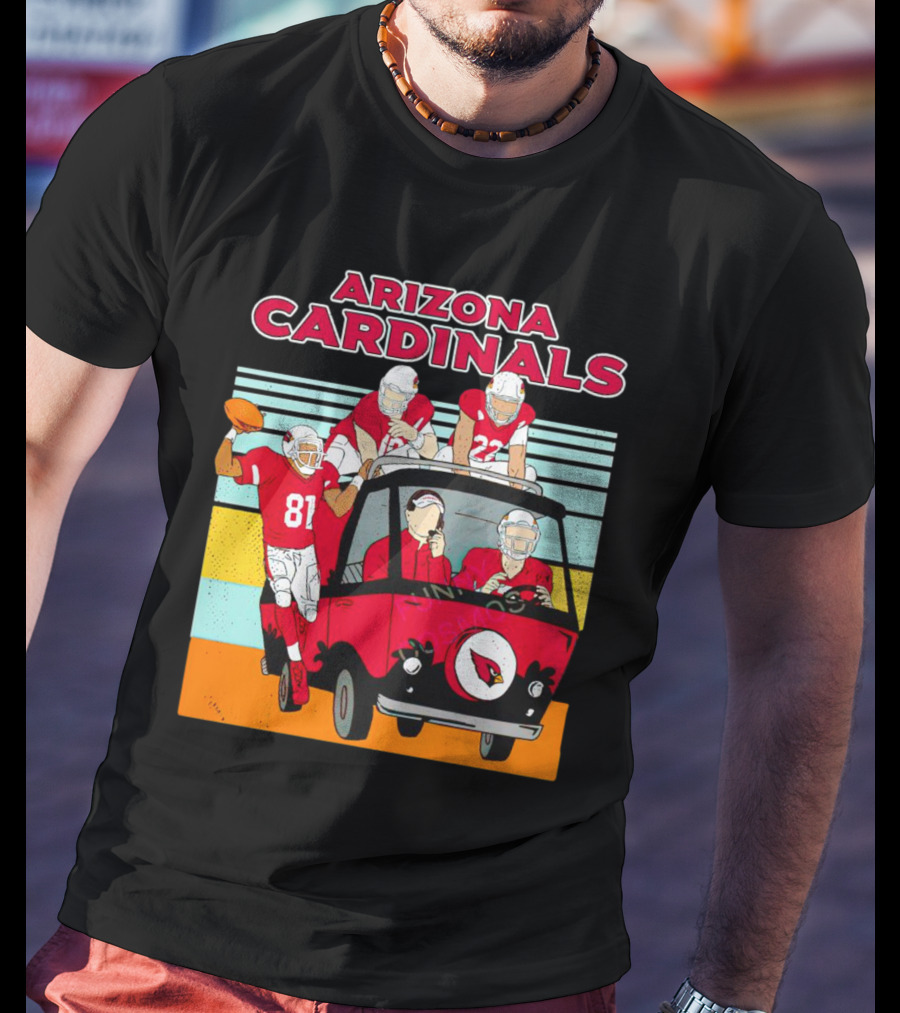 Arizona Cardinals Vintage Football Friends T-Shirt